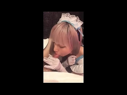 ❤️ 日本のアイドル「まゆか」、フレンチメイドのコスプレ、その1、ローションでフェラチオ、自慰行為 ☑ ファッキングビデオ ❌️